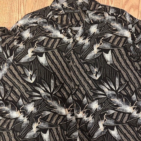 Men’s Short Sleeve Hawaiian Polo Tropical Size‎ Large - Picture 7 of 8